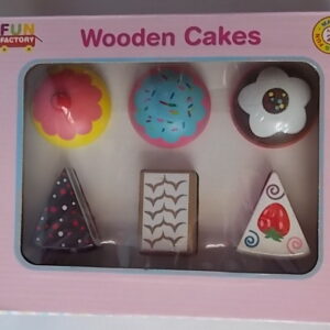 wooden cake set