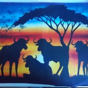 african waxed print