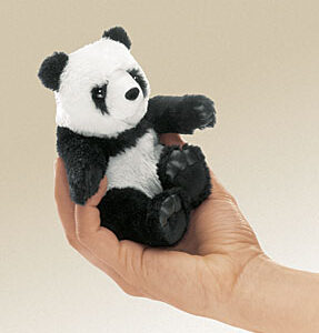 finger puppet mini panda