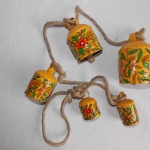 mobile string of coloured bells