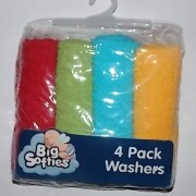 pack of 4 baby washers