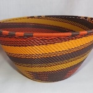 Earthy Half Cone telephone wire bowl