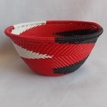 small r b w telephone wire bowl