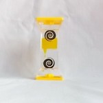two wheel swirl liquid timer yellow