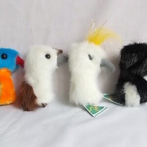 set four australian bird finger puppets