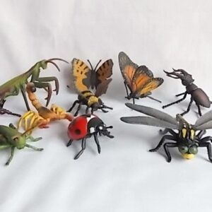 set ten plastic insects