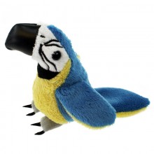 macaw finger puppet