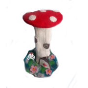 the whimsical toadstool home