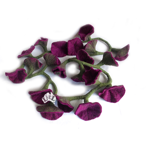 Purple_Felt_Flower_Garland_176_CM