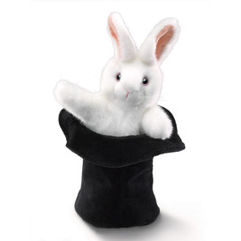 rabbit in a hat puppet
