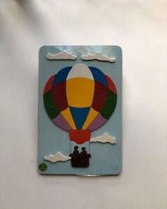 hot air balloon raised puzzle