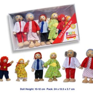 doll house dolls set six caucasian