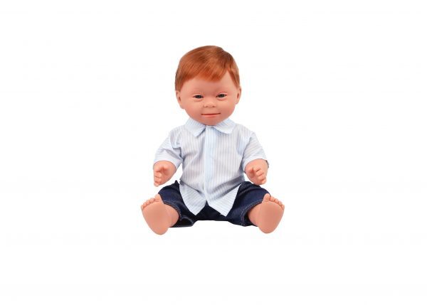 Red Hair_Boy_Doll_With_Down_Syndrome__Features
