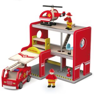 wooden fire station