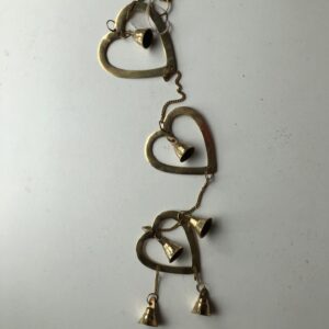 brass 3 hearts mobile