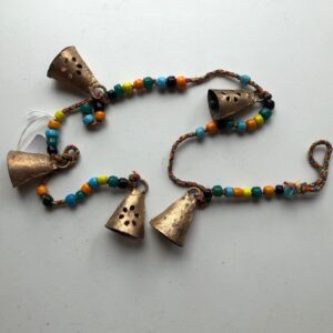 brass bells beads mobile