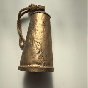 brass cone shape cowbell
