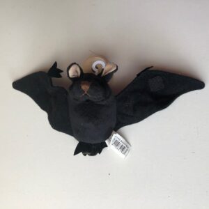 black bat finger puppet