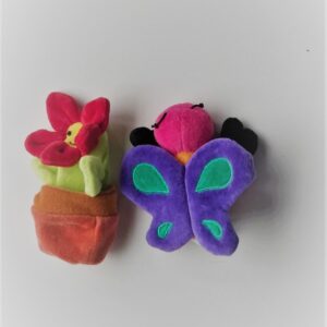 flower butterfly finger puppets