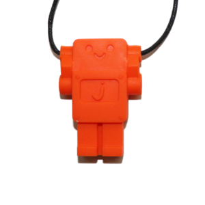 orange robot pendant