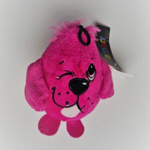 giggling dancing dog pink