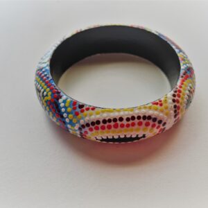 aboriginal dot painted bangle