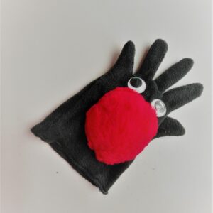 red back spider hand puppet