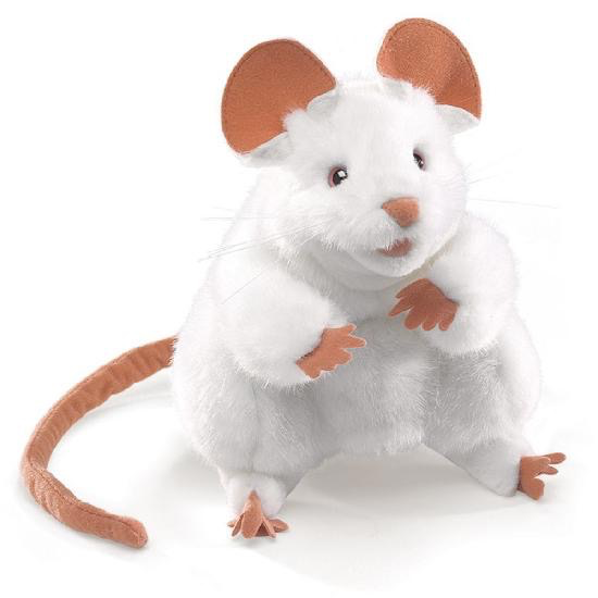 White_Mouse_hand_Pupppet