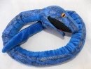 blue snake puppet