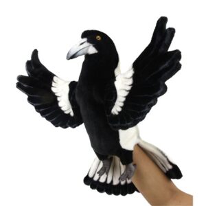 magpie hand puppet